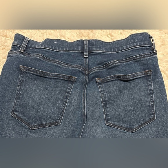 LOFT Outlet Women’s Size 6 Button Fly High Rise Skinny Denim Blue Jeans EUC - Picture 9 of 10
